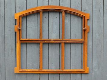 Stallfenster aus Gusseisen, aufklappbar, Vollgusseisen