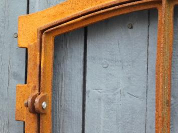 Stallfenster aus Gusseisen, aufklappbar, Vollgusseisen