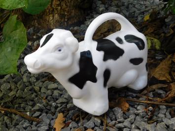 Gartengießkanne Kuh, Kindergießkanne, Blumengießkanne, schwarz-weiß