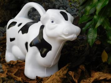 Gartengießkanne Kuh, Kindergießkanne, Blumengießkanne, schwarz-weiß
