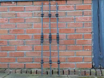 Trapstaaf, trapstijl, single element voor balustrades, gietijzer, zwart gelakt