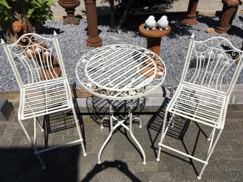 Gartenset, weißes Metall, schönes Set und gute Qualität!