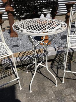 Gartenset, weißes Metall, schönes Set und gute Qualität!