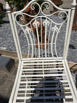 Gartenset, weißes Metall, schönes Set und gute Qualität!