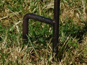 Gartenstecker-Vogeltränke – Gusseisen – Inklusive Vogel