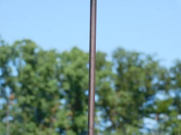 Gartenstecker-Vogeltränke – Gusseisen – Inklusive Vogel