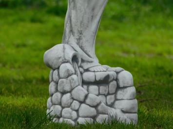 Statue Frau am Wasserlauf - 70 cm - Stein