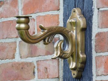 Klassischer Wandarm für Lampe - Bronze