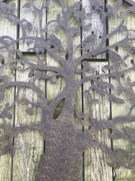 Wandornament 'De levensboom' - metaal