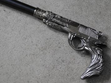 Gehstock pistolera - aluminium - 93cm