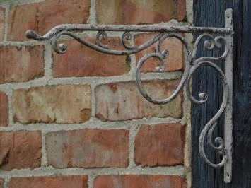 Metalen wandhaak - gekruld - hanging basket - robuust