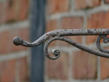 Metalen wandhaak - gekruld - hanging basket - robuust