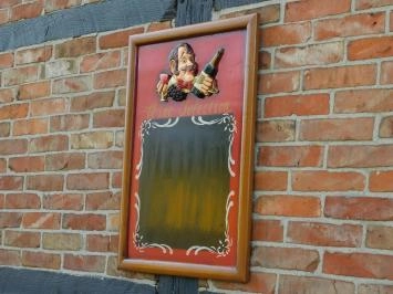 Wandbord hout met tekst: 