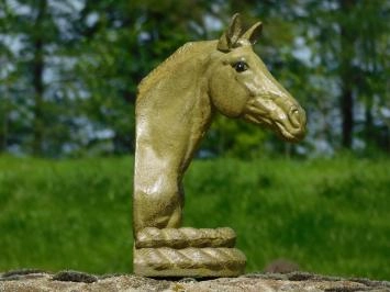 2 Pferdestatuen als Buchstützen, massives Eisen