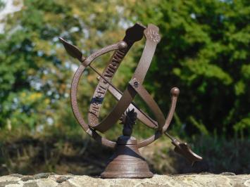 Sonnenuhr aus Gusseisen – römische Ziffern – klassisch